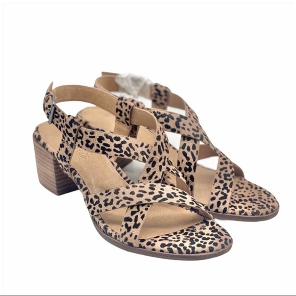 Madewell Alyssa Sandal in Leopard Calf Hair - Picture 2 of 3